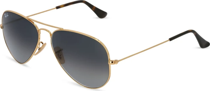 Ray-Ban RB3025 Aviator Classic 58mm gold/grey gradient