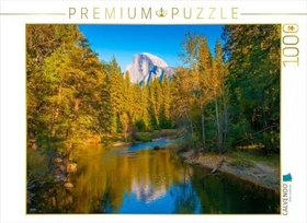 Calvendo Half Dome mit Merced River im Yosemite National Park