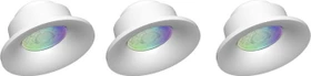 Müller Licht tint Spotlights white+color LED Einbauleuchte 19W, 3 Stück