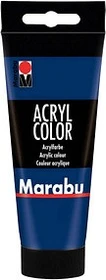 Marabu Acryl Color Acrylfarbe, dunkelblau, 100ml