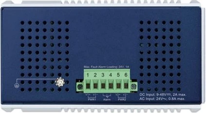 Planet IGS-1000 Industrial Railmount Gigabit Switch, 8x RJ-45, 4x SFP+