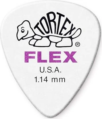 Dunlop Tortex Flex Pick, 1.14mm, 12-Pack