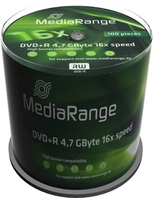 MediaRange DVD+R 4.7GB, 16x, 100er Spindel
