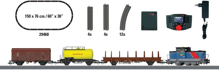Märklin - Spur H0 Digital-Startpackung - Schwedischer Güterzug Epoche VI