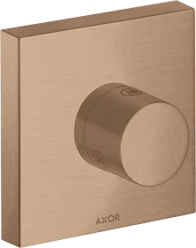 Hansgrohe AXOR ShowerSolutions Ab- und Umstellventil Trio/ Quattro 120/120 Unterputz brushed red gold