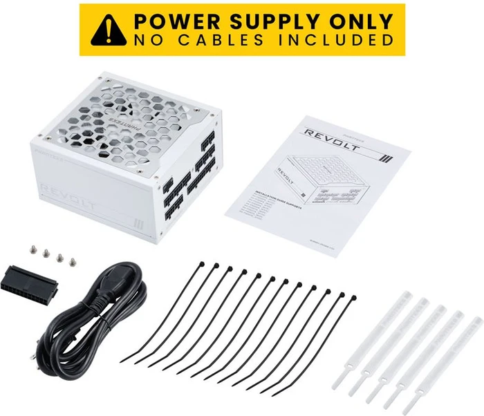 Phanteks Revolt Platinum weiß 1000W, ATX 3.0