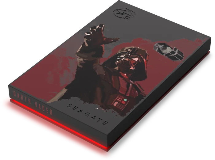 Seagate FireCuda Gaming HDD - Darth Vader Special Edition, 2TB, +Rescue, USB 3.0 Micro-B