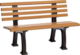 Blome Ibiza Gartenbank 2-Sitzer holzoptik