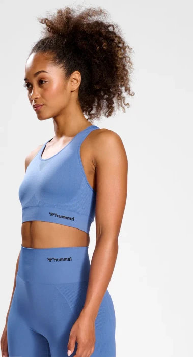 hummel Seamless Sports Top Funktionsshirt ärmellos blue horizon (Damen)