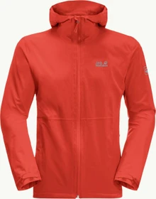 Jack Wolfskin Pack&Go Shell Funktionsjacke strong red (Herren)