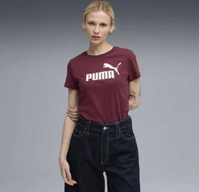 Puma ESS No. 1 Logo T-Shirt kurzarm ruby shimmer