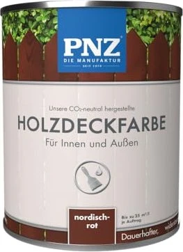 PNZ Holzdeckfarbe nordischrot, 2.5l