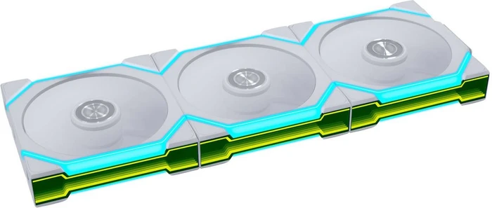 Lian Li Uni Fan SL FLEX ARGB, weiß, LED-Steuerung, 120mm, 3er-Pack