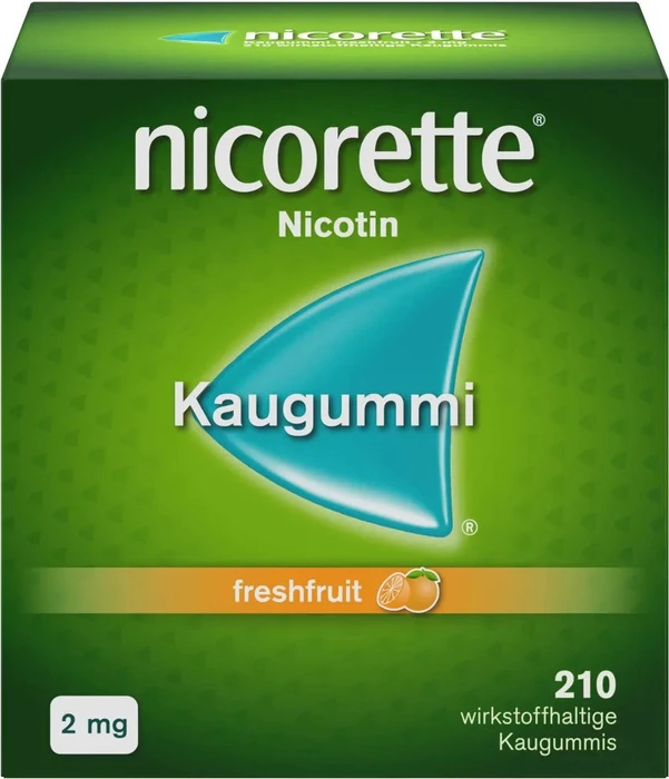 Johnson & Johnson Nicorette Freshfruit 2mg Kaugummis, 210 Stück
