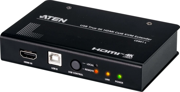 ATEN CE801, USB True 4K HDMI Cat 6 KVM Extender