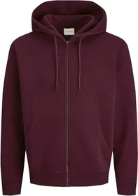 Jack & Jones Einfarbig Zip Hoodie port royale (Herren)