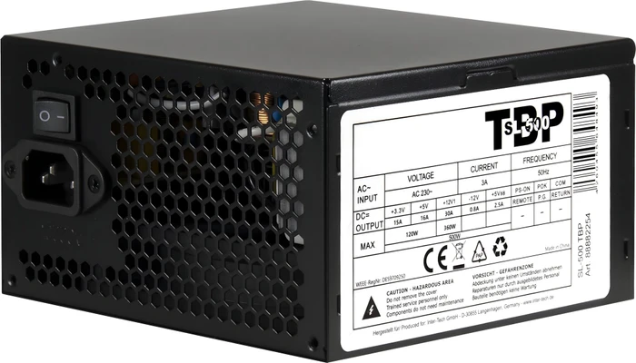 Inter-Tech SL-500 TBP 500W, ATX 2.03