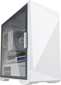 Zalman Z1 Iceberg_White, weiß, Glasfenster