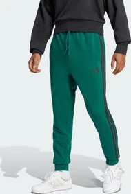 adidas Essentials 3-Streifen French Terry Trainingshose lang collegiate green/black (Herren)