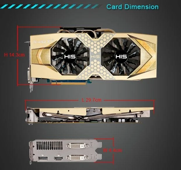 HIS Radeon R9 390 IceQ X² OC, 8GB GDDR5, 2x DVI, HDMI, DP