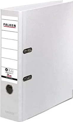 Falken Recycolor Ordner 2-Ring, 80mm, A4, weiß