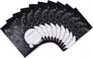 Landré Schulheft, A5, Lineatur 4, 16 Blatt, 10er-Pack