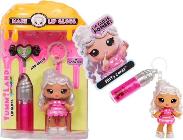 MGA Entertainment Yummiland - Lipgloss Doll Sour Sweeties - Misty Cakes