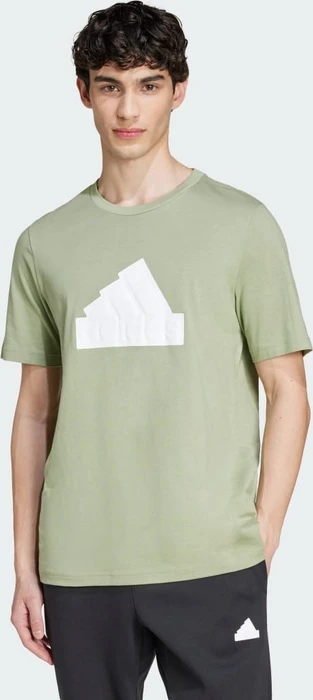 adidas Future Icons Badge of Sport T-Shirt kurzarm tent green (Herren)