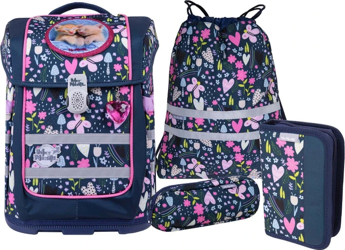 McNeill Ergo Compacto In The Garden 2025 Schultaschen-Set, 5-tlg.