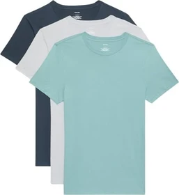 Calvin Klein Baumwoll 3er-Pack T-Shirt kurzarm micro chip/zoni beach/ink (Herren)