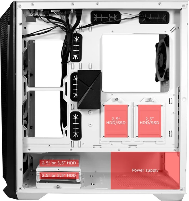 LC-Power Gaming 805BW Holo-1_X, Glasfenster