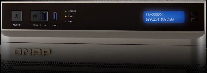 QNAP Turbo Station TS-2888X, 256GB RAM reg ECC, 2x RJ-45 10GBase-T, 4x RJ-45 1000Base-T