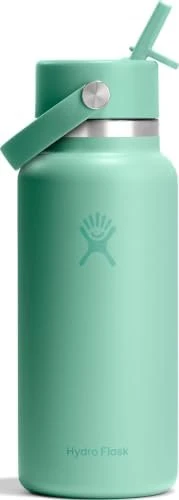 Hydro Flask Wide Mouth Flex Straw Cap Isolierflasche 946ml mermaid green