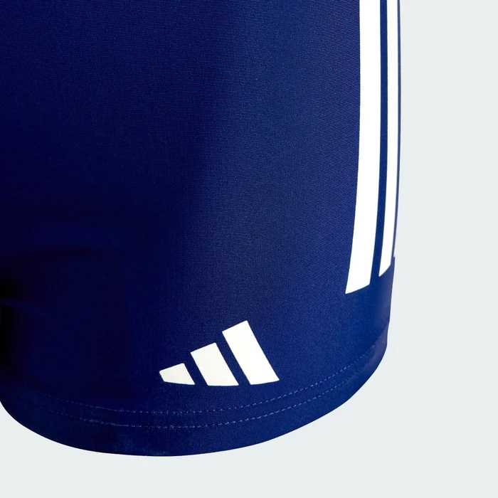 adidas 3-Streifen Boxer Badehose dark blue/white (Junior)