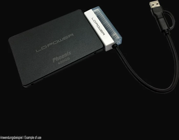 LC-Power LC-ADA-USB-SATA-25, USB-C 3.0