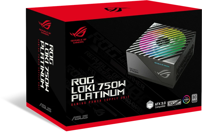 ASUS ROG Loki Platinum, ROG-LOKI-750P-SFX-L-GAMING, 750W, ATX 3.0