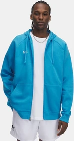 Under Armour Rival Fleece Zip Hoodie ether blue/white (Herren)