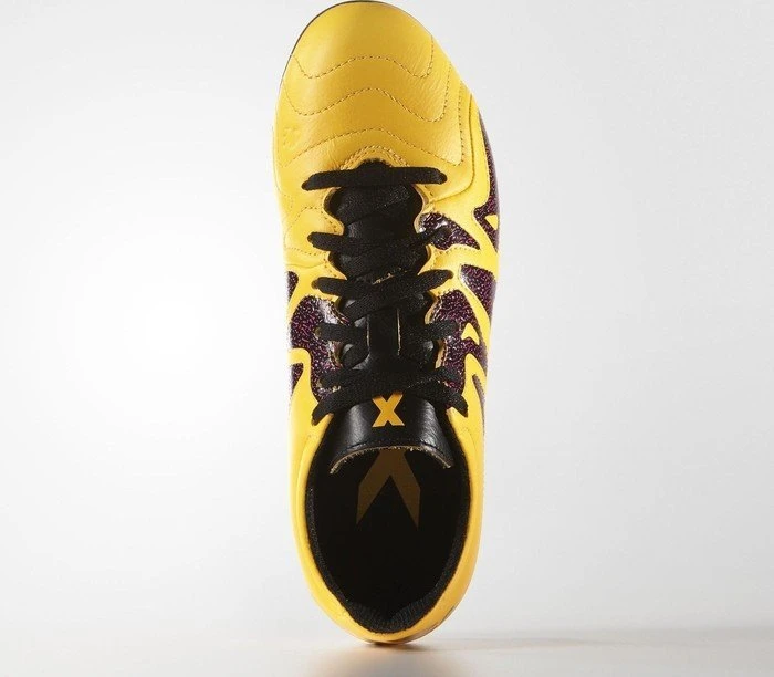 adidas X15.3 FG/AG solar gold/core black/shock pink (Junior)
