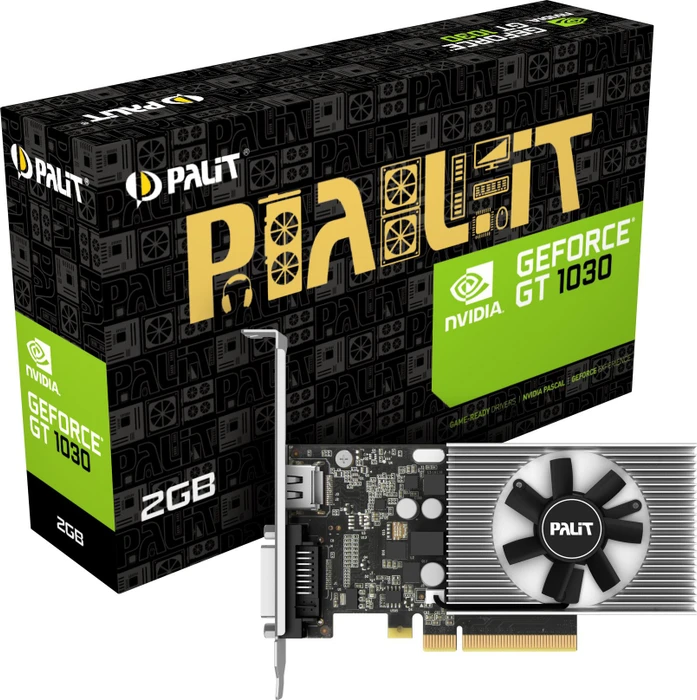 Palit GeForce GT 1030, 2GB DDR4, DVI, HDMI