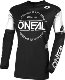 O'Neal Element Brand Trikot langarm schwarz/weiß (Herren)