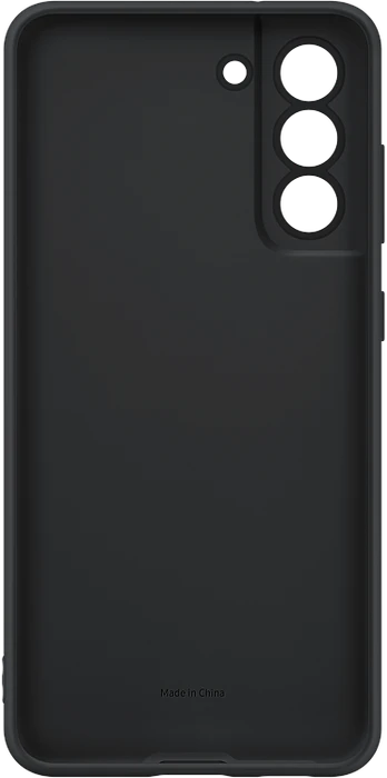 Samsung Silicone Cover für Galaxy S21 FE Graphite