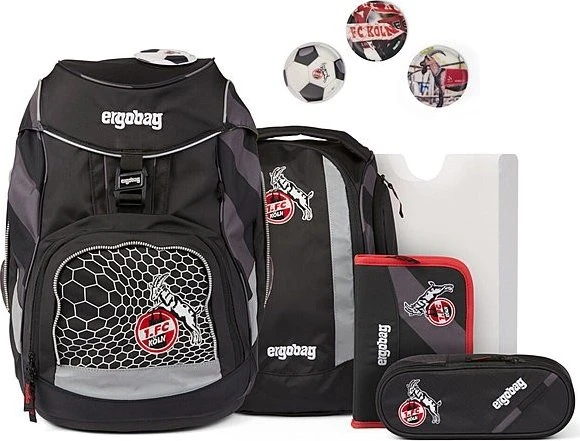 Ergobag Pack DomstürmBär Schulrucksack-Set, 6-tlg.