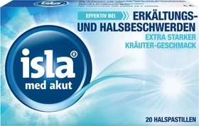 isla med akut extra starker Kräuter-Geschmack Pastillen, 20 Stück