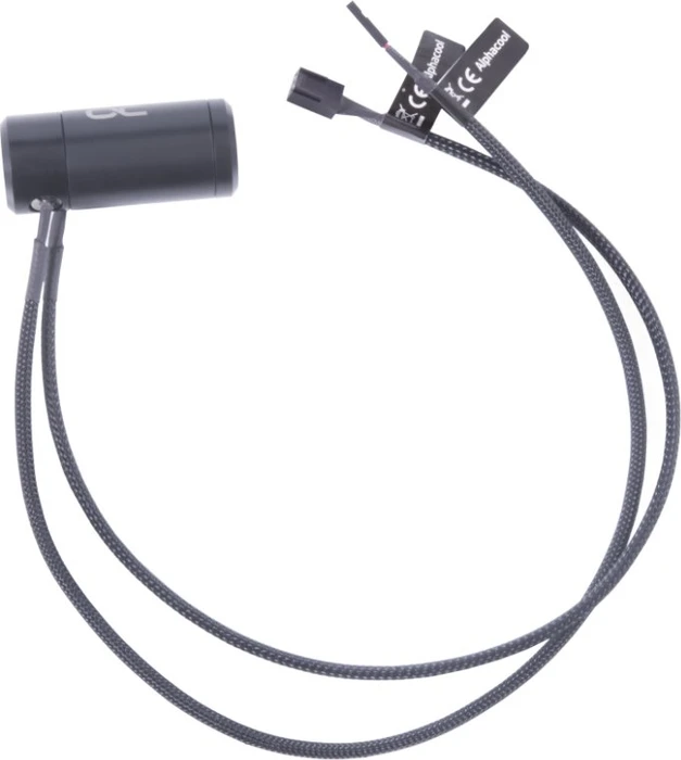 Alphacool ES "HighFlow", Durchfluss- und Temperatursensor mit Tachosignal