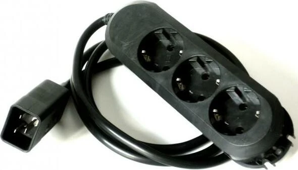 Online USV USV-Kaltgeräteadapter 16A, 3-fach, 1.5m