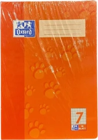 Oxford Schulheft, A4, Lineatur 7, orange, 16 Blatt, 15er-Pack