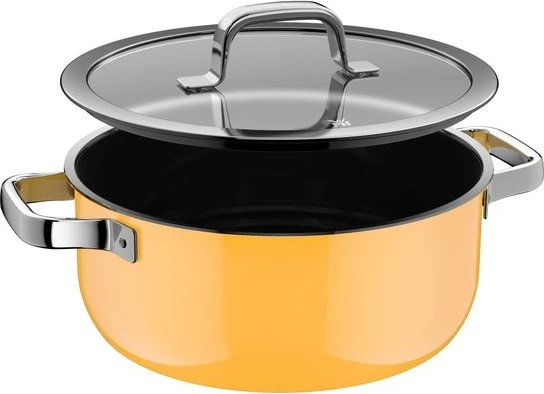 WMF Fusiontec Mineral Pro Bratentopf 24cm mango yellow