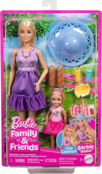 Mattel Barbie - Family & Friends Barbie Malibu and Chelsea Picknick Set