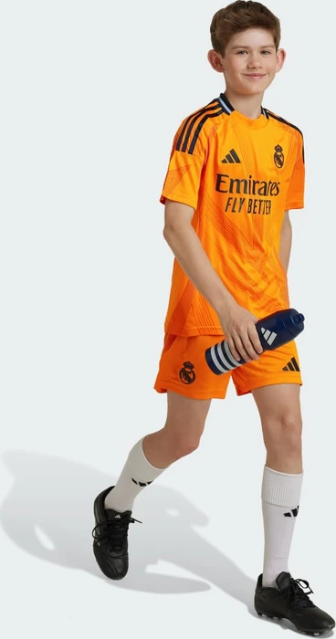 adidas Real Madrid 2024/2025 Auswärtsshorts crew orange (Junior)