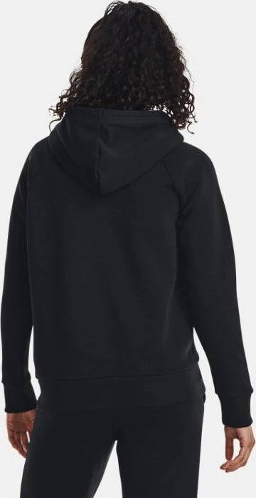Under Armour Rival Fleece Logo Hoodie schwarz/weiß (Damen)